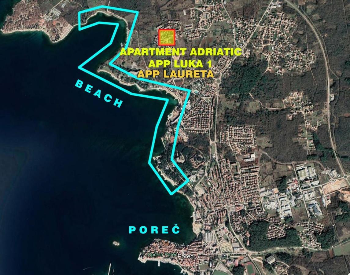 Apartment Laureta Poreč Exterior foto